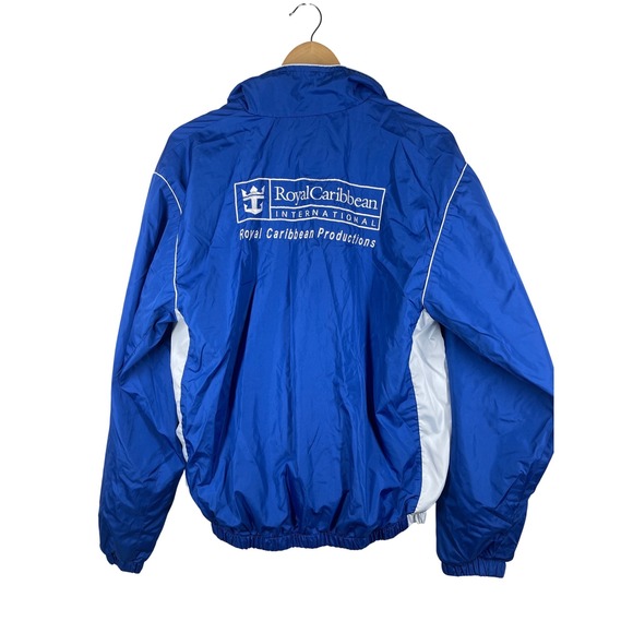 Augusta Sportswear Other - Royal Caribbean Productions Windbreaker Jacket Blue White Mens Small